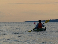 27237RoCrReLe - Kayaking with Beth on Duffins Creek - Lake Ontario, testing Daniel's Kayak Bags - Beth's pinwheel.JPG